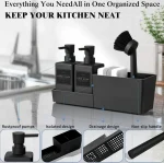 جای مایع اسکاچ اتوبوسی دو قلو جدید اکرولیک رنگ مشکی - Image 2