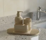 نیم ست 4 پارچه ی وارداتی رنگ مشکی - Image 2