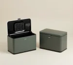 سطل کابینتی آشپزخانه حجم 3 لیتر رنگ طوسی برند اسمارت کد 6601 - Image 3