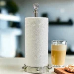 جای دستمال حوله ای رول بلند هندی رنگ استیل