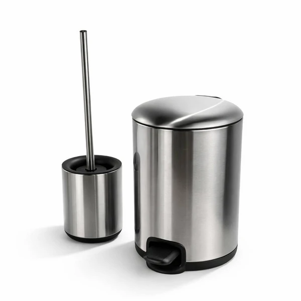 سایت سطل و فرچه ی تک حجم 3 لیتر رنگ استیل - Image 1