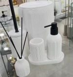ست سرویس بهداشتی 6 پارچه ی مدرن رنگ سفید