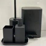 ست سرویس بهداشتی 5 پارچه رنگ مشکی