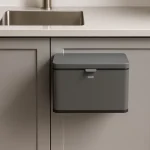 سطل کابینتی آشپزخانه حجم 3 لیتر رنگ سفید برند اسمارت کد 6601 - Image 3