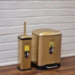 سطل و فرچه ی تک حجم 6 لیتر رنگ استیل - Image 6