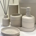 ست سرویس بهداشتی 7 پارچه رنگ کرم نوود کد 1135 - Image 2