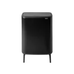 سطل زباله بو تاچ بین بلند 60 لیتر مشکی برابانتیا BR 130205