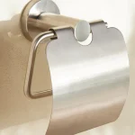 جای دستمال توالت کاوردار استیل مات - Image 3