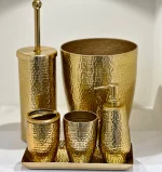 ست سرویس بهداشتی 6 پارچه ی چکشی هندی - Image 11