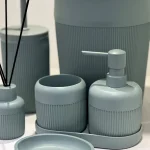ست سرویس بهداشتی 7 پارچه سبز اروپایی کد 1135 - Image 3