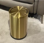 سطل تک استیل رنگ طلایی مات - Image 2