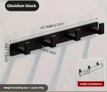 قلاب استیل چهار شاخه رنگ مشکی - Image 5