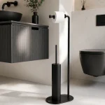 استند ایستاده دستمال و برس رنگ استیل مات کد873 - Image 2
