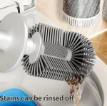 برس دیواری سیلیکونی بیضی رنگ سفید - Image 4