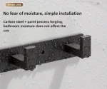 قلاب استیل چهار شاخه رنگ مشکی - Image 6