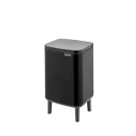 سطل زباله پایه دار7 لیتر پلاتینیوم برند برابانتیا BR 227202 رنگ طوسی - Image 2