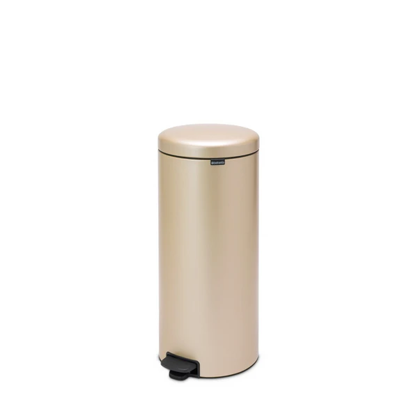 سایت 5 سطل زباله نیو آیکن پدالی 30 لیتر شامپاینی برابانتیا BR 304484 - Image 1