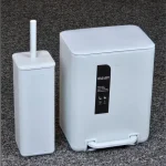 سطل و فرچه ی تک حجم 6 لیتر برند اسمارت رنگ استیل سوپر مات تیتانیوم کد 6976 - Image 4