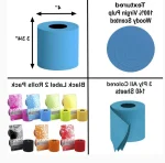 دستمال رول کوتاه رنگ بنفش اسپانیایی Renova - Image 7