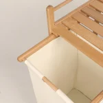 سبد رخت چرک دوقلو چوبی - Image 6
