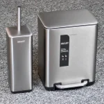 سطل و فرچه ی تک حجم 6 لیتر برند اسمارت رنگ استیل سوپر مات تیتانیوم کد 6976 - Image 5