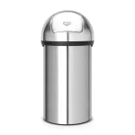 سطل زباله درب فشاری استیل مات برابانتیا BR 484520