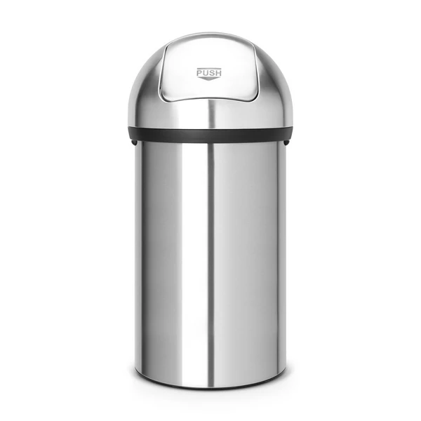 سایت 9 سطل زباله درب فشاری استیل مات برابانتیا BR 484520 - Image 1
