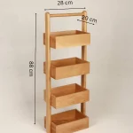 ارگانایزر چوبی چهار طبقه - Image 3