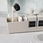 جای مایع اسکاچ اتوبوسی دو قلو جدید اکرولیک رنگ کرم - Image 4