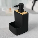 جا مایع اسکاچ اکرولیک با چوب بامبو ضد آب رنگ مشکی - Image 3