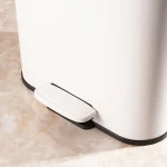 سطل زباله ی حجم 30 لیتر پدالی وارداتی رنگ سفید - Image 5