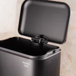 سطل زباله ی حجم 30 لیتر پدالی وارداتی رنگ مشکی - Image 3