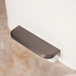 سطل زباله ی حجم 30 لیتر پدالی وارداتی رنگ سفید با درب استیل - Image 3