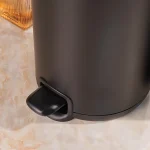سطل و فرچه ی تک گرد پدالی حجم 3 لیتر رنگ مشکی - Image 2