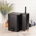 سطل و فرچه ی پدالی تک حجم 5 لیتر رنگ مشکی