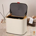 سطل کابینتی حجم 3 لیتر برند اسمارت رنگ کرم new - Image 2