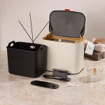 سطل کابینتی حجم 3 لیتر برند اسمارت رنگ کرم new - Image 4