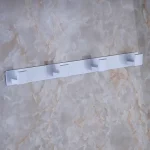 رخت آویز 4 شاخه ی چسبی رنگ سفید - Image 3
