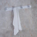رخت آویز 4 شاخه ی چسبی رنگ سفید
