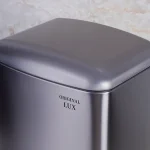سطل زباله ی حجم 30 لیتر پدالی وارداتی  رنگ استیل - Image 3