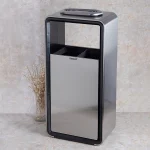 سطل زباله ی دو مخزنه ی 30 لیتری محیطی زیر سیگاری دار برند اسمارت - Image 3