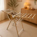بندرخت استیل و چوب تاشو چرخدار ترکیه - Image 2