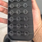 جا اسکاچ داخل سینک و لبه سینک سیلیکونی رنگ مشکی - Image 4