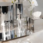 ست سرویس بهداشتی 6 پارچه ی برنجی پیرکس وارداتی - Image 4