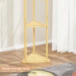 چوب لباسی ایستاده چوبی بامبو ضدآب وارداتی تایلند - Image 5