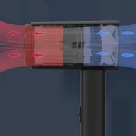 سشوار دیواری 1600 توربو رنگ مشکی - Image 7