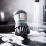 برس شست و شوی ظرف با جای مخزن مایع برند GEFU محصول کشور آلمان - Image 3