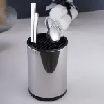 جای قاشق و چنگال استیل گرد برند اسمارت