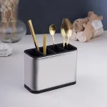 جای قاشق و چنگال چهار خونه ی استیل وارداتی