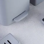 ست سرویس بهداشتی 6 پارچه ی پدالی وارداتی رنگ طوسی اکرولیک اسمارت SMART - Image 3